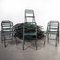 French Army Green Metal Folding Chair, 1960s, Image 3