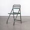 French Army Green Metal Folding Chair, 1960s, Image 7