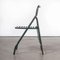 French Army Green Metal Folding Chair, 1960s 10