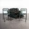 French Army Green Metal Folding Chair, 1960s, Image 1