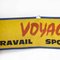 Yellow Canvas Advertising Pigeon Voyageur Banner, 1950s 7