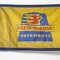 Yellow Canvas Advertising Pigeon Voyageur Banner, 1950s 8