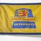 Yellow Canvas Advertising Pigeon Voyageur Banner, 1950s, Image 8