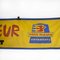 Yellow Canvas Advertising Pigeon Voyageur Banner, 1950s 5