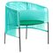 Fauteuil Caribe Menthe par Sebastian Herkner 1