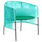 Mint Caribe Lounge Chair by Sebastian Herkner 1