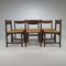 Mid-Century Large Wenge Dining Chairs, 1960s, Set of 6, Image 5