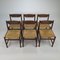 Mid-Century Large Wenge Dining Chairs, 1960s, Set of 6 2
