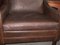 Mid-Century Danish Dark Brown Leather and Solid Rosewood Lounge Chair, 1960s, Image 3