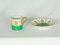 Servizio da caffè in ceramica bianca, verde e dorata di Gio Ponti per Richard Ginori, anni '60, Immagine 8