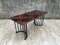 Side Table or Console in Metal and Enamelled Lava 2