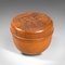 Vintage Small Japanese Mahogany Lidded Treen, 1950s 1