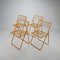 Ted Net Folding Chairs by Niels Gammelgaard for Ikea, 1980s, Set of 4, Image 1