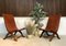 Spanish High-Back Leather Slipper Chairs by Pierre Lottier, 1950s, Set of 2, Image 4