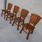 Mid-Century Wooden Dining Chairs, Set of 4 15