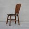 Mid-Century Wooden Dining Chairs, Set of 4, Image 3