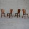 Mid-Century Wooden Dining Chairs, Set of 4 12