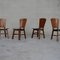 Mid-Century Wooden Dining Chairs, Set of 4 14