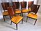Mid-Century Italian Yellow Dining Chairs by Vittorio Dassi, 1950s, Set of 6 6