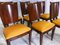 Mid-Century Italian Yellow Dining Chairs by Vittorio Dassi, 1950s, Set of 6, Image 5