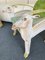 Französischer Antelope Armlehnstuhl mit lackiertem Holz von Gérard Rigot, 1980er 11