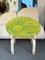 French Antelope Armchair with Painted Wood by Gérard Rigot, 1980s 2