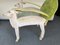 French Antelope Armchair with Painted Wood by Gérard Rigot, 1980s 4