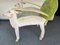 French Antelope Armchair with Painted Wood by Gérard Rigot, 1980s, Image 4