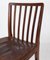 Mahogany Dining Room Chairs by Fritz Hansen, 1940s, Set of 6 14