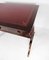 Mahogany and Red Leather Desk, 1930s 5