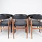 Model BA113 Rosewood Dining Room Chairs by Johannes Andersen for CFC Silkeborg, Set of 6 5