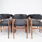 Model BA113 Rosewood Dining Room Chairs by Johannes Andersen for CFC Silkeborg, Set of 6, Image 5