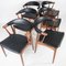 Modell BA113 Esszimmerstühle aus Palisander von Johannes Andersen für CFC Silkeborg, 6er Set 9