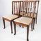 Rosewood Dining Room Chairs, 1920s, Set of 4 5