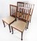 Rosewood Dining Room Chairs, 1920s, Set of 4 6