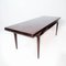 Mesa de centro danesa de teca con cajón, años 60, Imagen 9