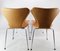 Model 3107 Dining Chairs by Arne Jacobsen and Fritz Hansen, 1973, Set of 4 6