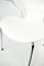 White Model 3207 Chair with Armrests by Arne Jacobsen and Fritz Hansen 8