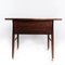 Danish Rosewood Side Table on Wheels, 1960s 16