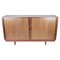 Dänisches Niedriges Palisander Sideboard mit Schiebetüren, 1960er 1