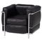 Le Corbusier Leather Armchair by Pierre Jeanneret & Charlotte Perriand for Cassina 1