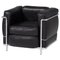 Le Corbusier Leather Armchair by Pierre Jeanneret & Charlotte Perriand for Cassina, Image 1