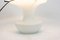 Lámpara hongo de vidrio opalino, años 70, Imagen 5