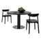 Großer schwarzer Klee Tisch aus Eschenholz von Sebastian Herkner 1