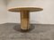 Round Italian Travertine Dining Table, 1970s 2