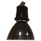 Große industrielle Lampe aus Emaille, 1950er 1