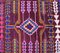Purple Vintage Turkish Oushak Rug, Image 3