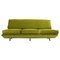 Sleep-O-Matic Green Velvet Sofa by Marco Zanuso, Italy, 1950s 1