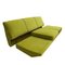 Sleep-O-Matic Green Velvet Sofa by Marco Zanuso, Italy, 1950s 5