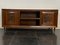 Small Futurist Style Serving Sideboard with Carved Panels, 1940s 1